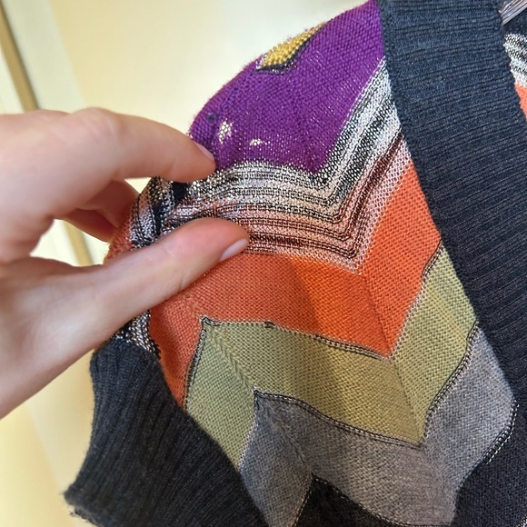 VINTAGE M MISSONI CARDIGAN. SIZE IT 40, US 4/6. GUC - Picture 8 of 8